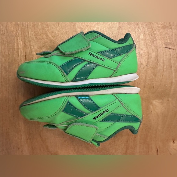 REEBOK Royal Classic Turtle 2 Pair Bundle Toddler Green Sneakers - Picture 12 of 16